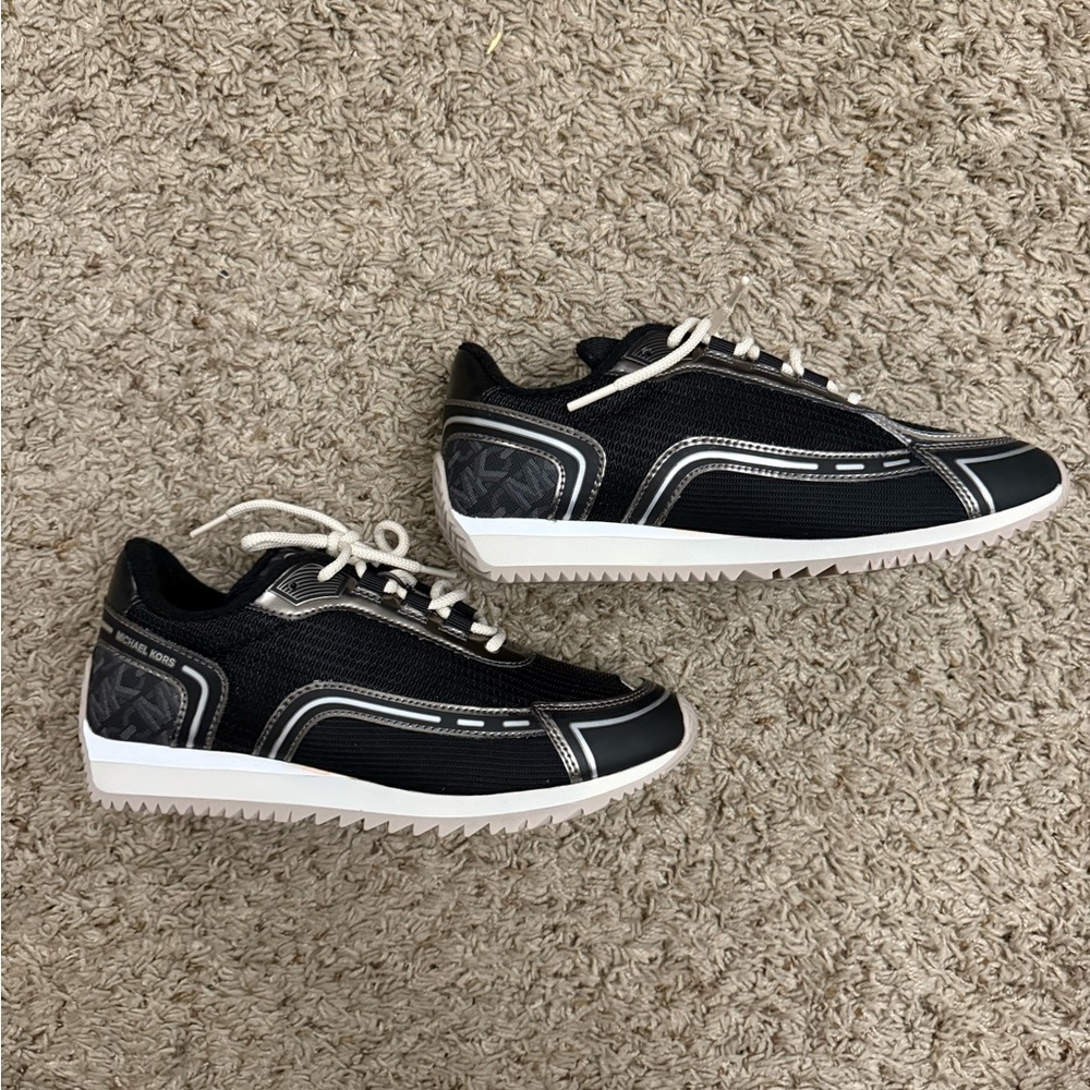 MICHAEL Michael Kors Black and White Sneakers